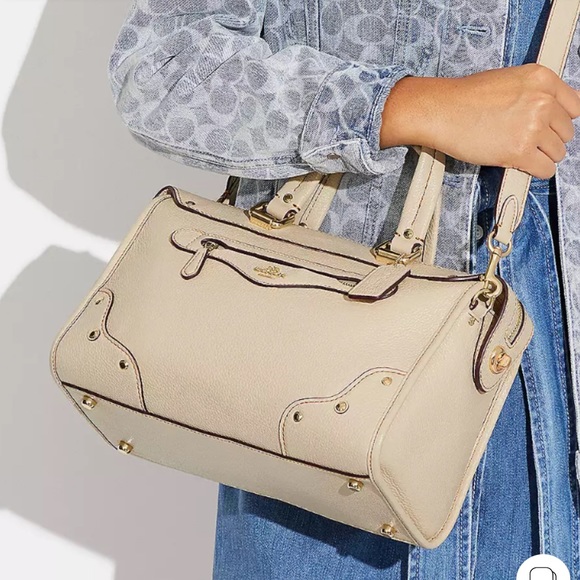Coach Millie Satchel 
Gold/Ivory
NWT - Picture 14 of 16